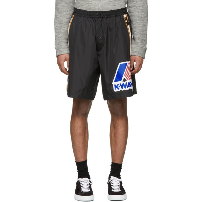 Photo: Dsquared2 Black K-Way Edition Boxer Shorts