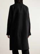 Rick Owens - Double-Breasted Virgin Wool Coat - Black