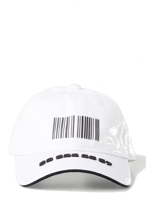 Photo: Barcode Cap in White