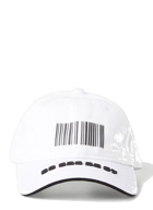 Barcode Cap in White