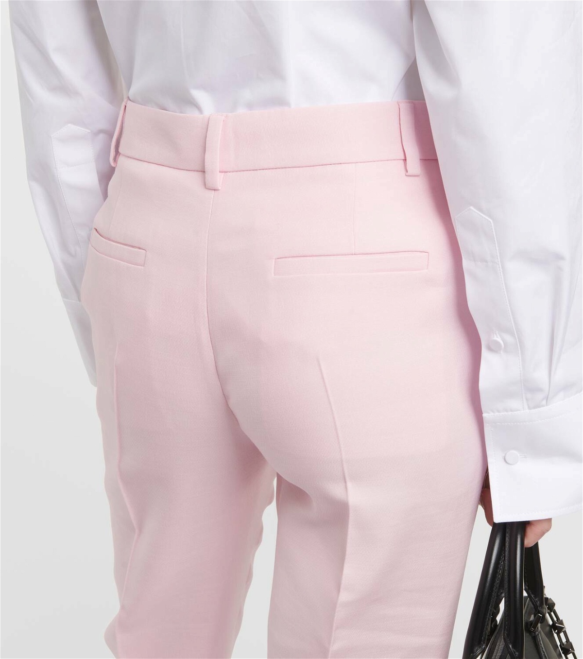 Valentino Crêpe Couture high-rise flared pants Valentino