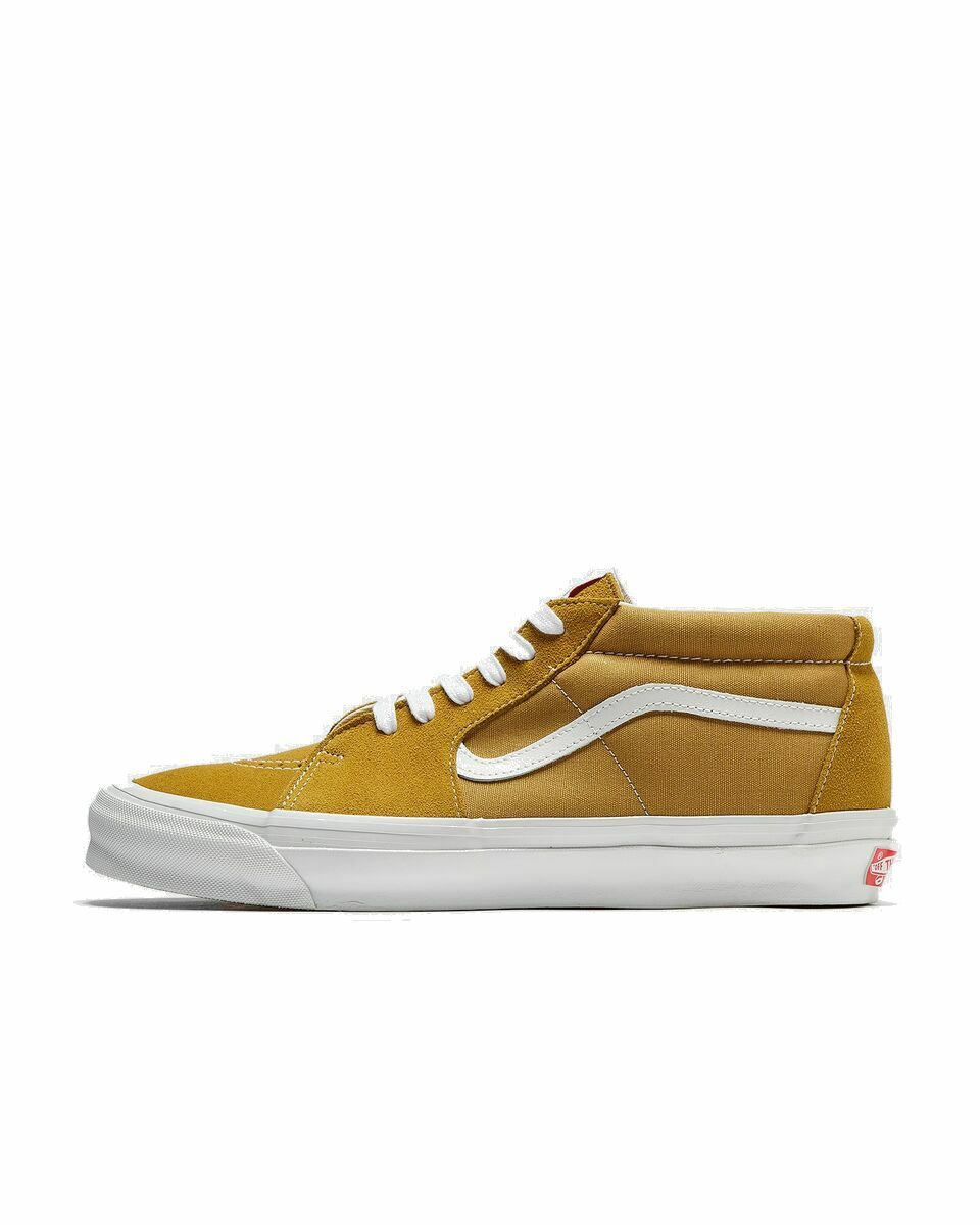 Photo: Vans Ua Og Sk8 Mid Lx Yellow - Mens - High & Midtop