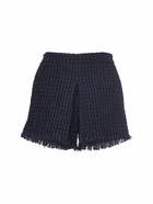 DSQUARED2 - Tweed Bouclé High Rise Shorts