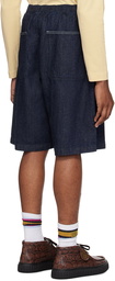 nanamica Indigo Work Denim Shorts