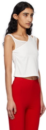 Kijun Off-White Layered Tank Top