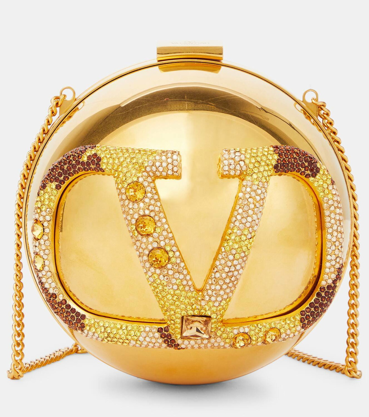 Valentino Garavani VLogo Signature embellished shoulder bag