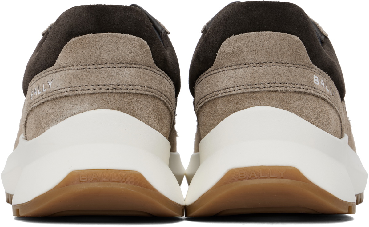 Bally Brown Outline Sneakers