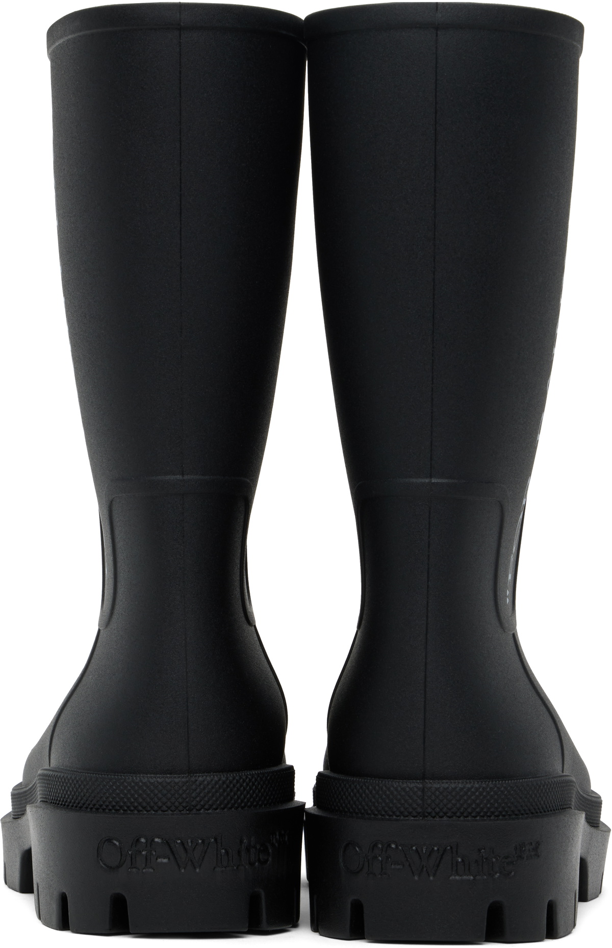 Off-White Black Reboot Rainy Days Boots Off-White