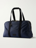 Bennett Winch - Sport Holdall Leather-Trimmed Cotton-Canvas Weekend Bag - Blue