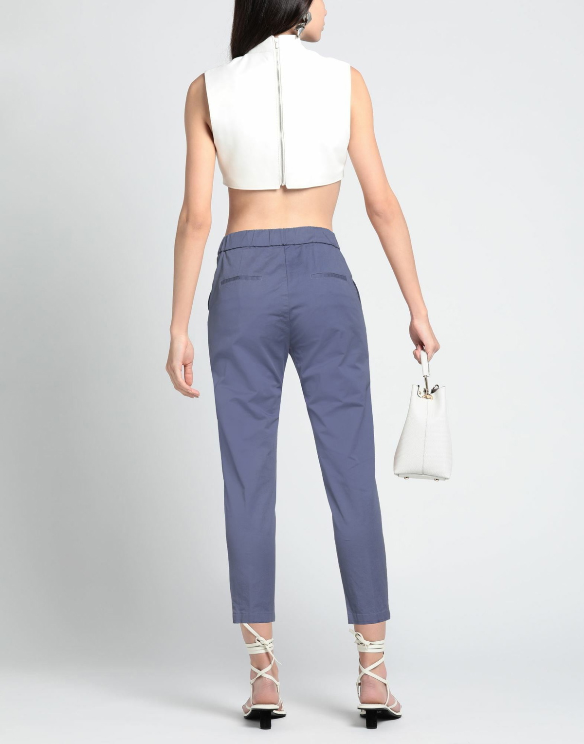 Alessia Santi Womens Pants in Purple