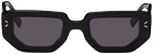 MCQ Black Rectangular Sunglasses