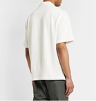 Camoshita - Skipper Camp-Collar Cotton-Terry Shirt - White