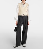 Thom Browne Striped wool sweater vest