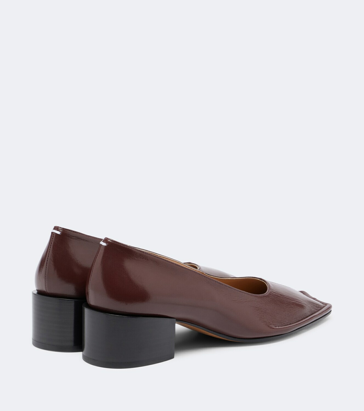 Maison Margiela Piped leather pumps