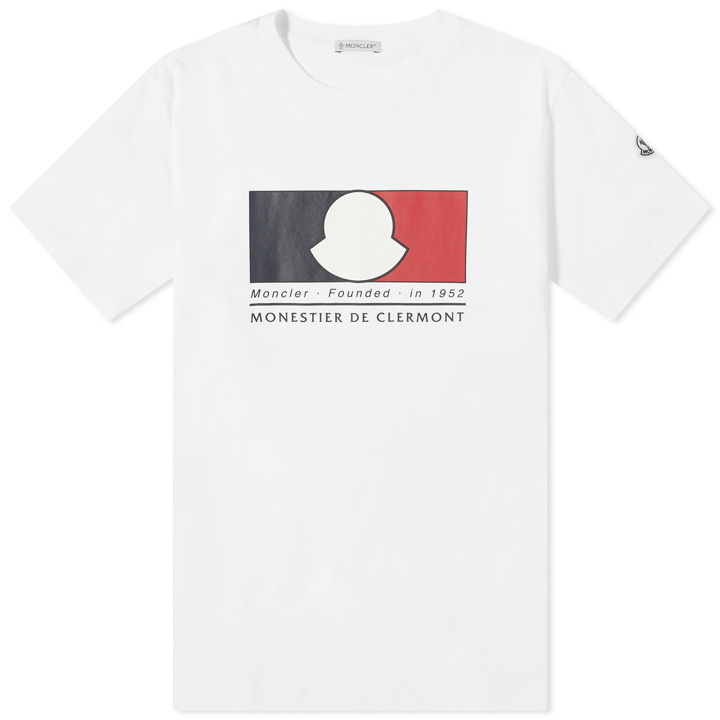 Photo: Moncler Men's Box Logo T-Shirt in White