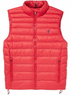 Polo Ralph Lauren - Terra Logo-Embroidered Quilted Padded Recycled-Shell Gillet - Red
