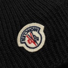 Moncler Men's Wool Logo Gloves in Black