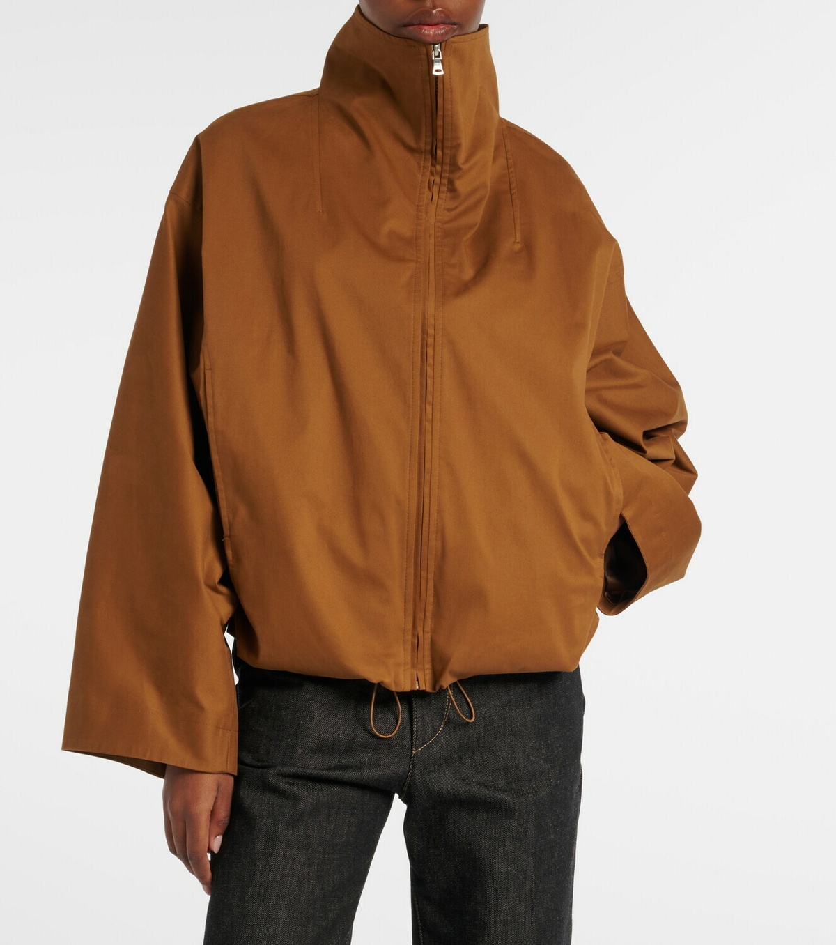 Nour Hammour Francois cotton-blend jacket