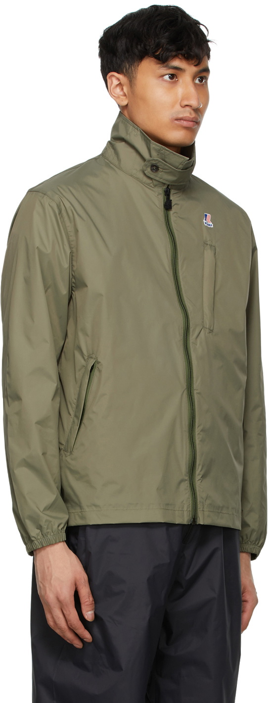 Engineered Garments Khaki K-Way Edition Packable Crepin 3.0 Jacket