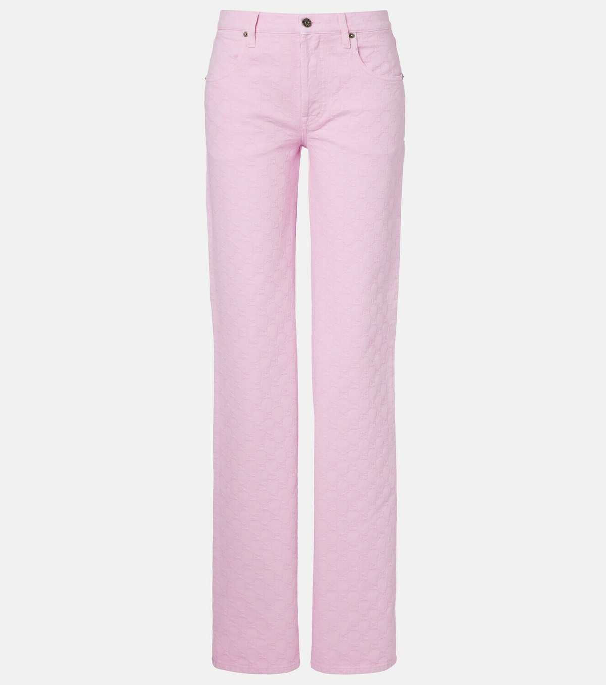 Gucci GG jacquard straight jeans