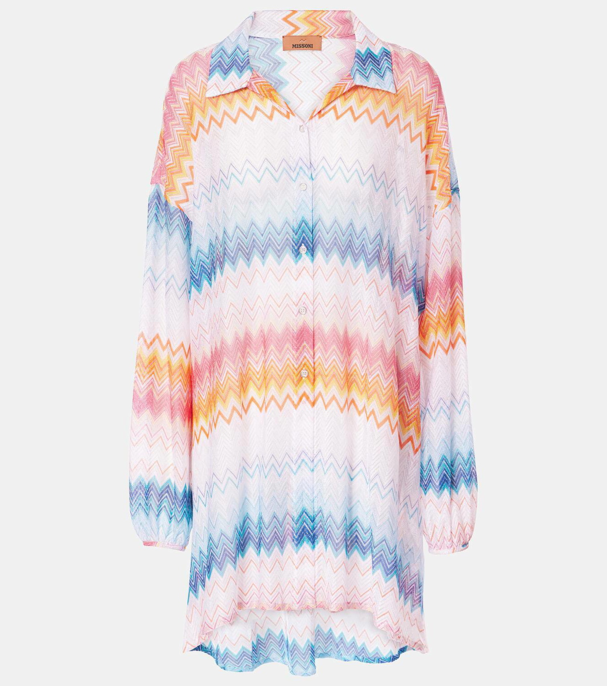 【関税込み】missoni ZIG-ZAG' SHIRT Cotton jersey T-shirt with zig zag embroidery