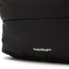 Topologie Besace Sling Bag in Black Puffer 