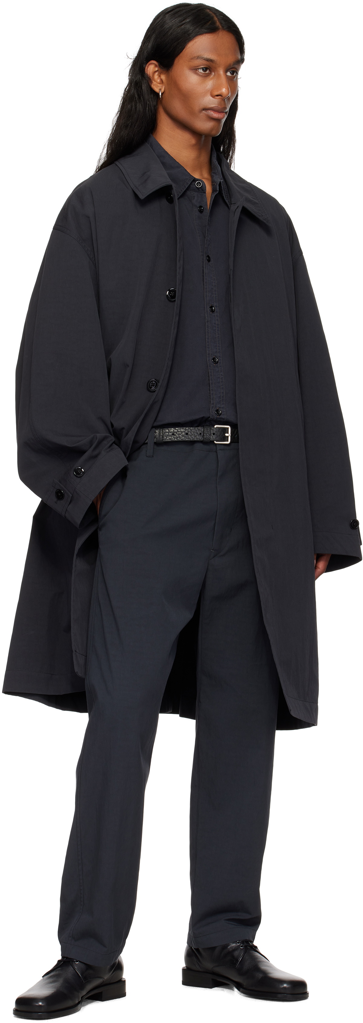 LEMAIRE Gray Car Coat Lemaire