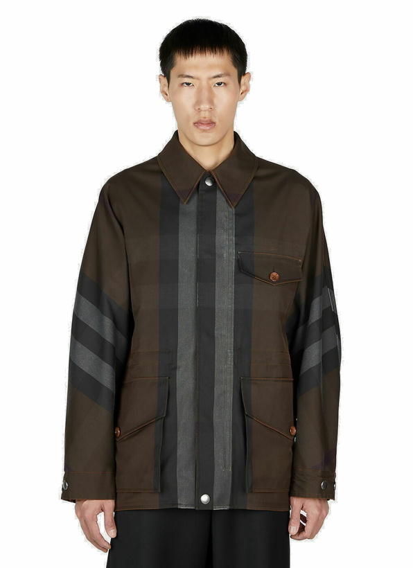 Photo: Burberry Classic Check Jacket male Brown