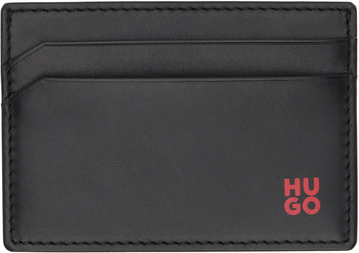 Photo: Hugo Black Leather Card Holder