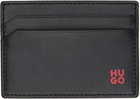 Hugo Black Leather Card Holder