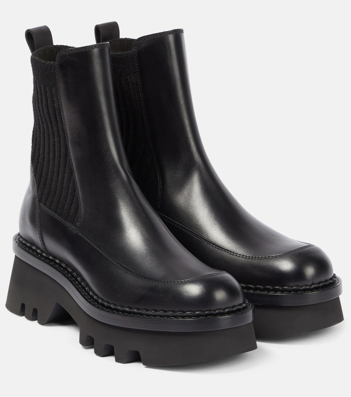 Chloé Owena leather ankle boots Chloe