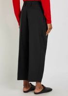 Jil Sander Pleated Wool Trousers Black