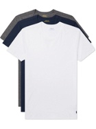 POLO RALPH LAUREN - Three-Pack Cotton-Jersey T-Shirts - Multi