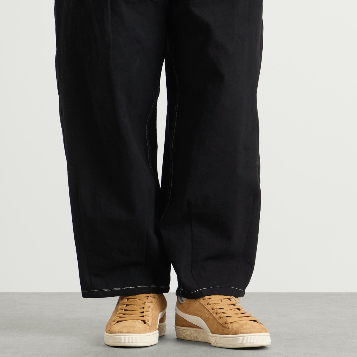 Puma Suede Charles F. Stead IV Sneaker in Honey Butter/White