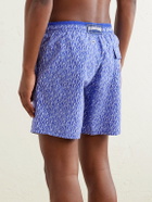 Vilebrequin - Moka Straight-Leg Mid-Length Printed ECONYL® Swim Shorts - Blue