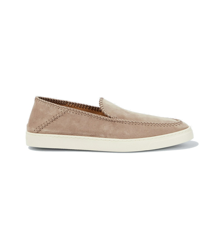 Photo: Giorgio Armani - Divo suede slip-on