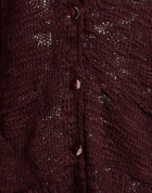 Berna Womens Cardigan Burgundy