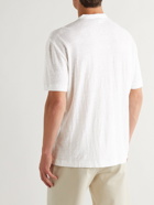 Club Monaco - Linen Henley T-Shirt - White