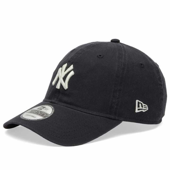 Photo: New Era New York Yankees Washed Script 9Twenty Cap in Navy 