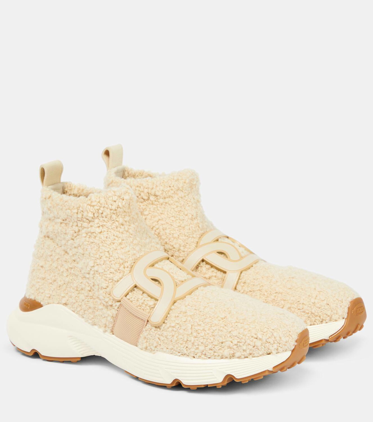 Tod's Faux shearling slip-on sneakers Tod's