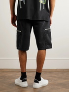 Givenchy - Straight-Leg Denim Cargo Shorts - Black