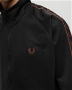 Fred Perry Contrast Tape Track Jacket Black - Mens - Track Jackets