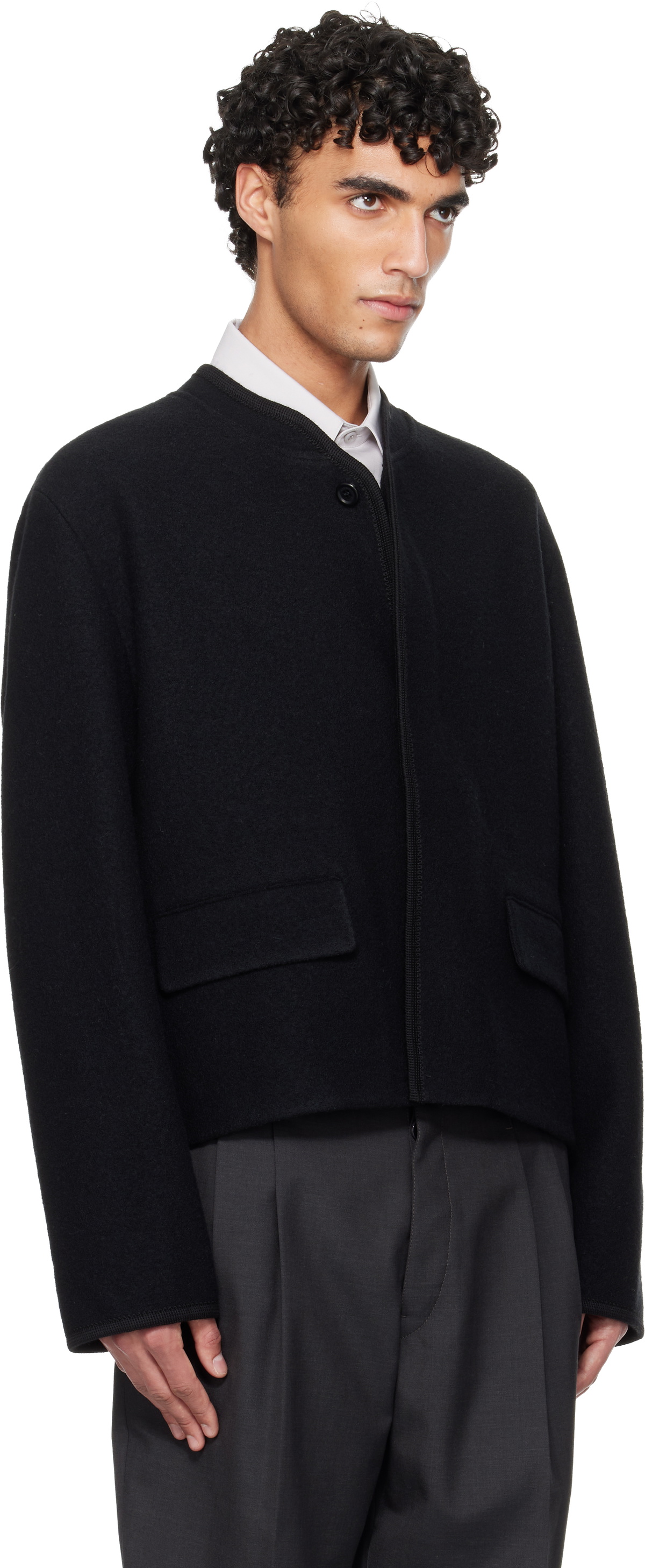 Rier Black Walker City Crop Jacket