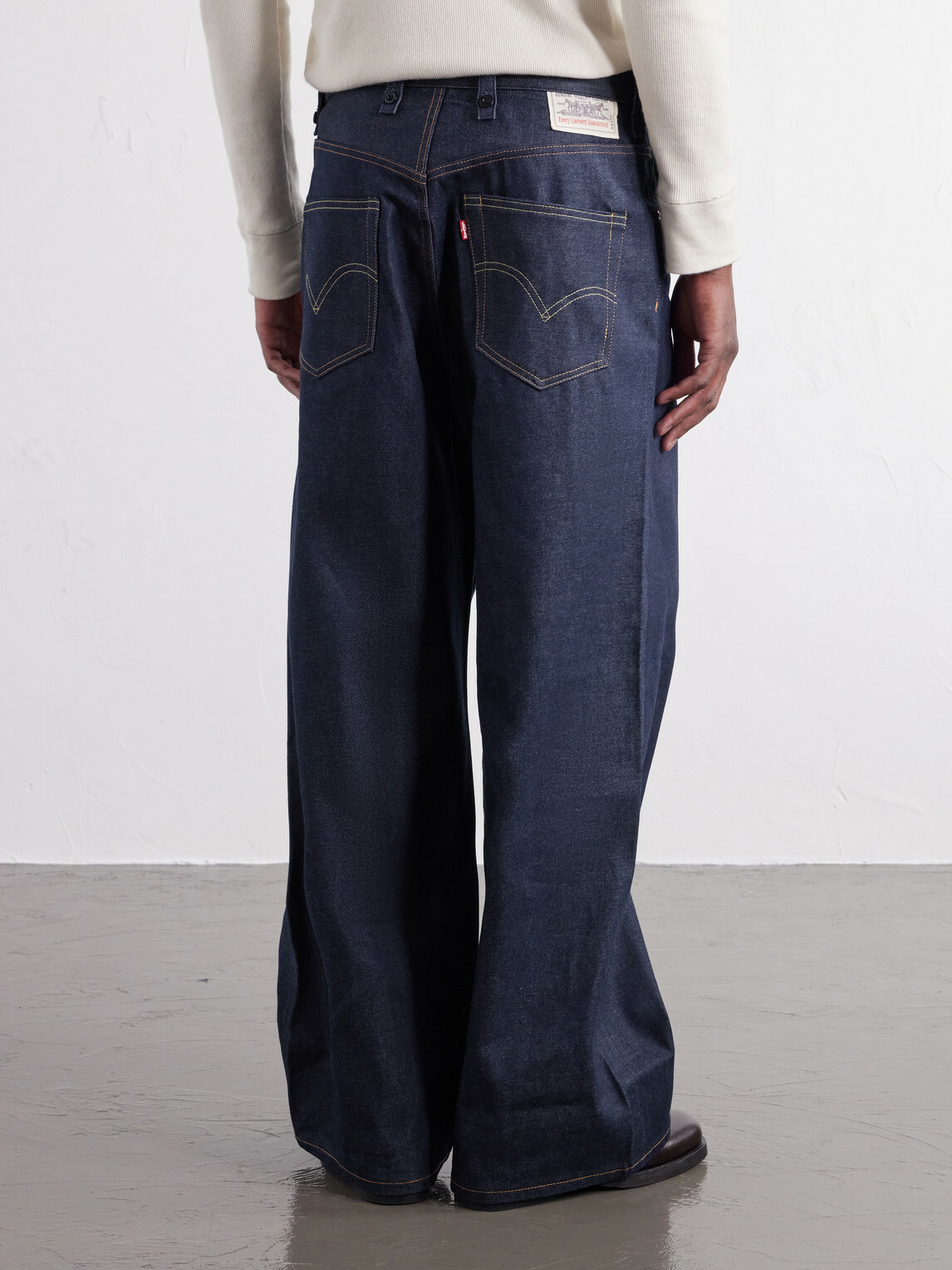 Sacai - Levi's Wide-Leg Belted Jeans - Blue