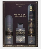 Lattafa Unisex Bade'e Al Oud Amethyst Gift Set Fragrances 6290362341208