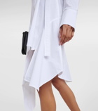 JW Anderson Deconstructed cotton poplin shirt dress