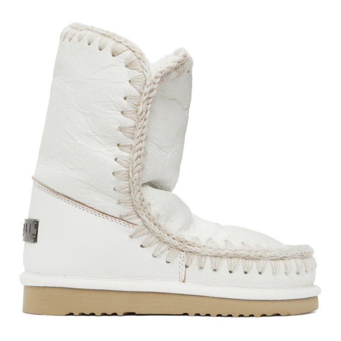 Photo: Mou White 24 Mid-Calf Boots