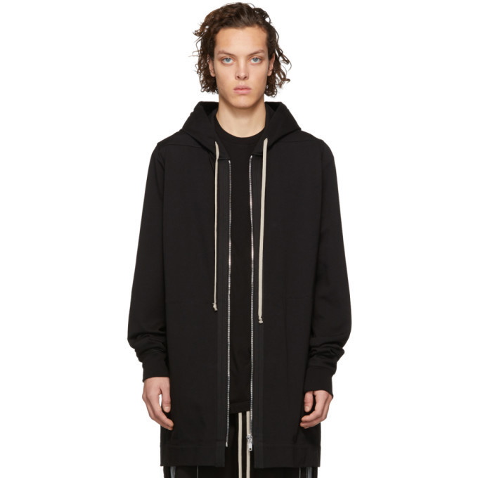 Photo: Rick Owens Black Zip Front Hoodie