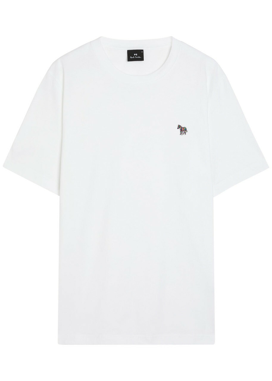 PS Paul Smith Appliquéd Cotton T-shirt White