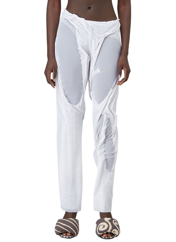 Photo: DI PETSA Wet-Look Pants